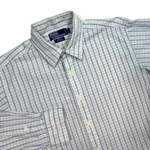 Polo by Ralph Lauren Lowell Plaid Button Down‎ Shirt Long Sleeve 16 1/2-33